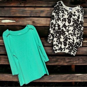 CROFT&BARROW~SIZE XL~PULLOVER TOP~& BASIC EDITION~SWEATER TOP~NICE TOPS~TC*